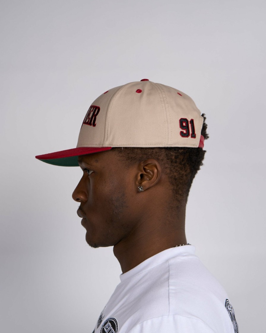 Abbigliamento Da Uomo Mercier | Snapback Rosso Dell'Idaho