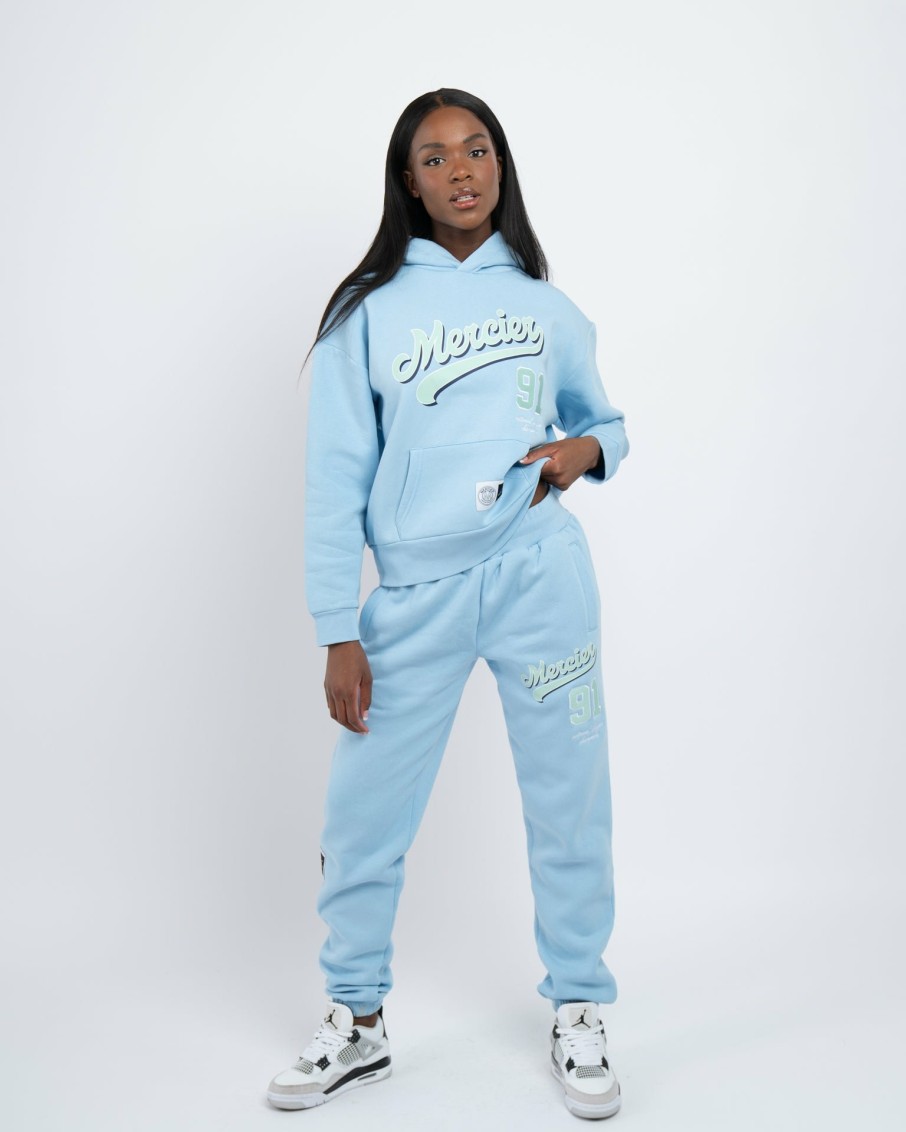 Abbigliamento Da Donna Mercier | Jogger Da Donna Mercier Emerson Blu Placido