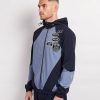 Abbigliamento Da Uomo Mercier | Giacca A Vento Con Pannelli Mono Stemma Blu Navy Placido