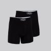 Abbigliamento Da Uomo Mercier | Mercier 2Pk Maison Boxer Corti Neri