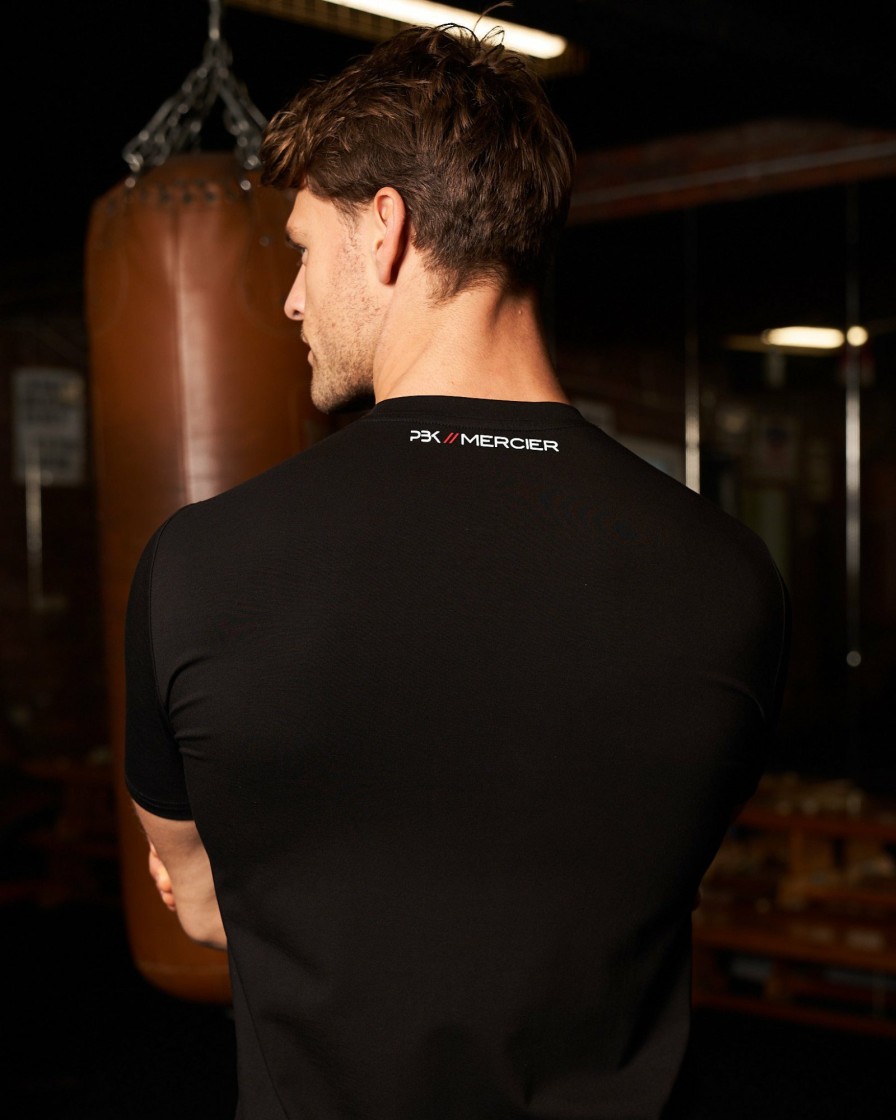 Abbigliamento Da Uomo Mercier | Maglietta Pbk//Mercier Core Nera