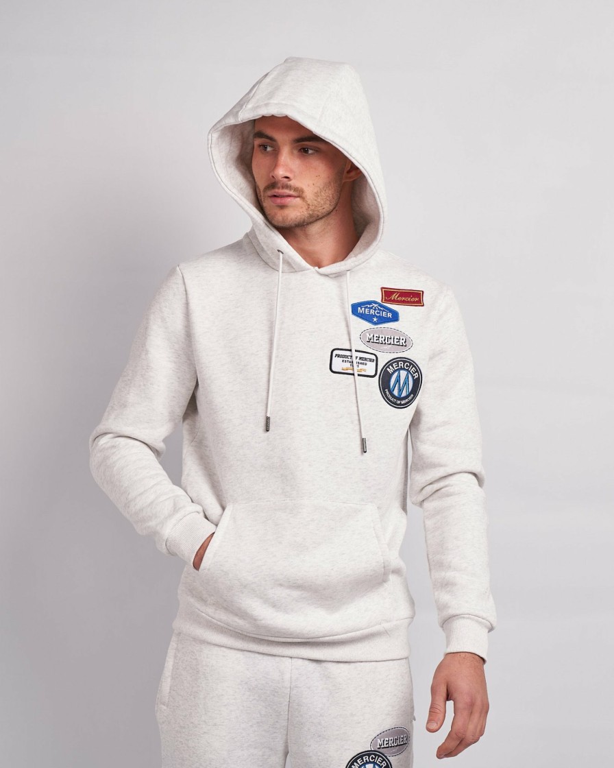 Abbigliamento Da Uomo Mercier | Felpa Con Cappuccio Ice Marl Mercier Og