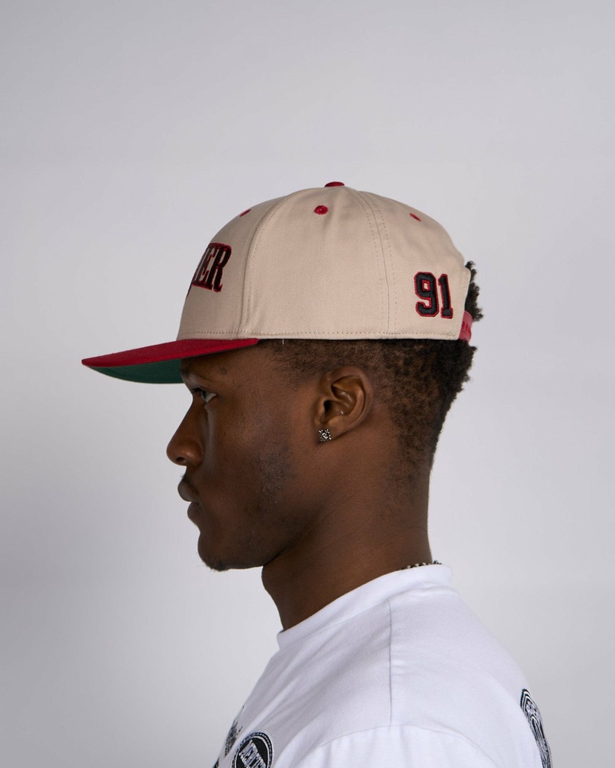 Abbigliamento Da Uomo Mercier | Snapback Rosso Dell'Idaho