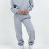 Abbigliamento Da Donna Mercier | Prodotto Da Donna Grigio Bianco Dei Pantaloni Da Jogging Mercier