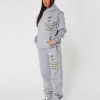 Abbigliamento Da Donna Mercier | Pantaloni Da Jogging Mercier World Da Donna Grigio Marna