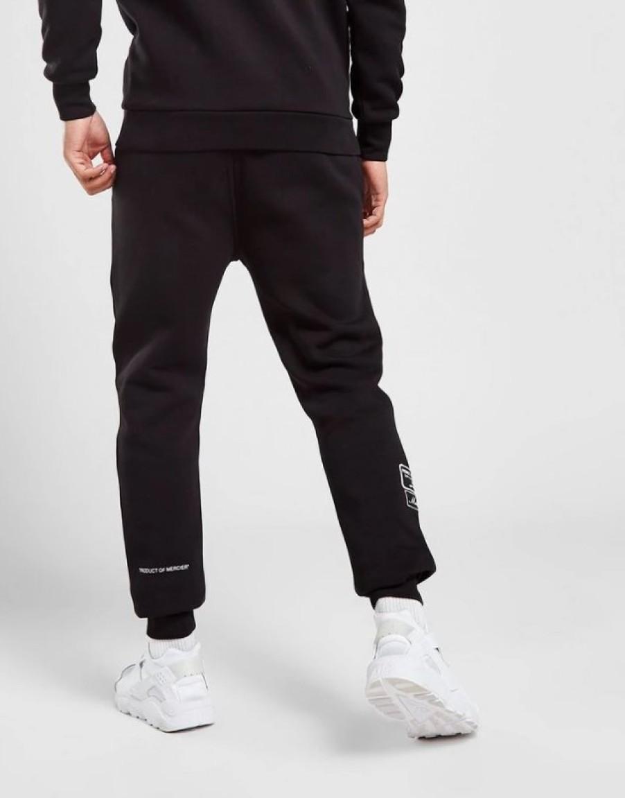 Abbigliamento Da Uomo Mercier | Joggers Neri Con Monogramma