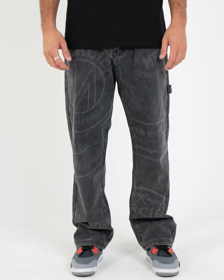 Abbigliamento Da Uomo Mercier | Jeans Mercier Adamson Color Carbone